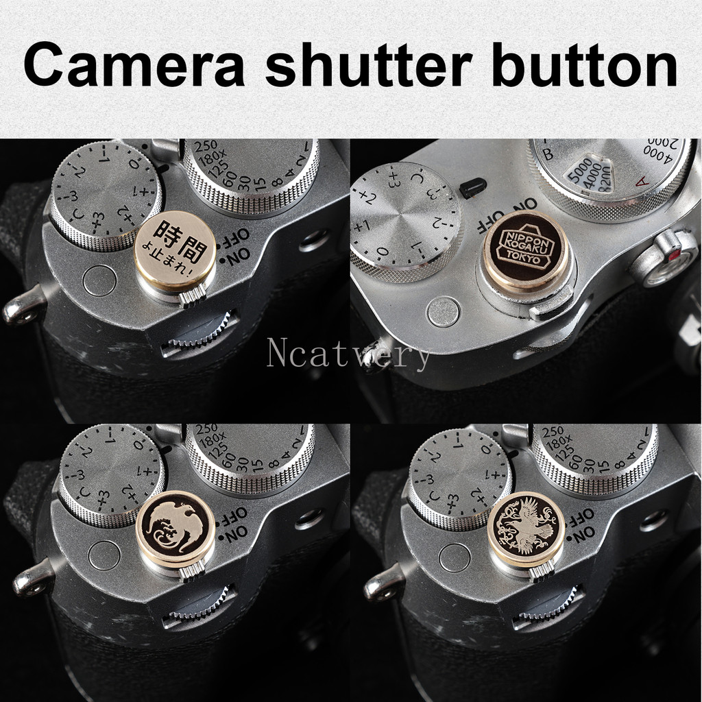 ปุ่มชัตเตอร์ทองเหลืองพรีเมี่ยมสําหรับ Fujifilm XT30III XE5 XM5 X100VI X100V XT50 XT30II GFX100RF X10