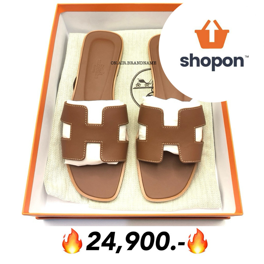 New hermes oran sandals สี gold รองเท้าแตะ รุ่นฮิตสุดๆ