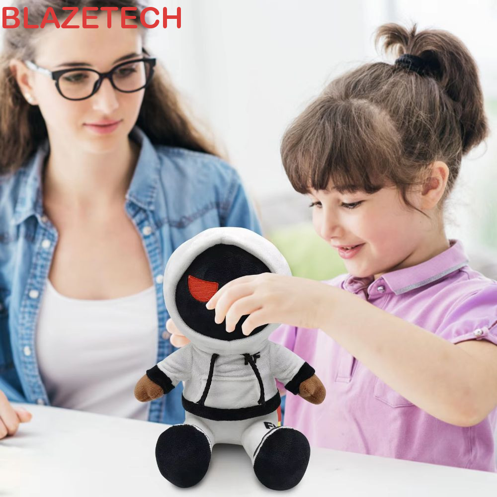 BLAZETECH Foltyn Family Plush Toy, Roblox Games เสื้อสเวตเตอร์สีขาว Foltyn ตุ๊กตาตุ๊กตา, ตุ๊กตาสัตว์