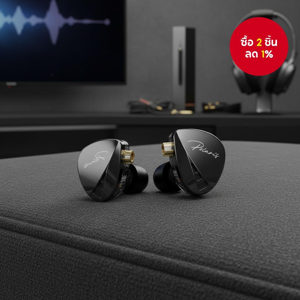 หูฟังอินเอียร์ไดนามิก CCA Polaris ปรับระดับได้ สําหรับ HiFi Fever Monitoring Stage