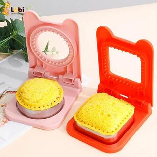 Sandwich Cutter and Sealer Flip Sandwich Cutting Tool for Kids Lunch Stainless Steel Blade Circular
