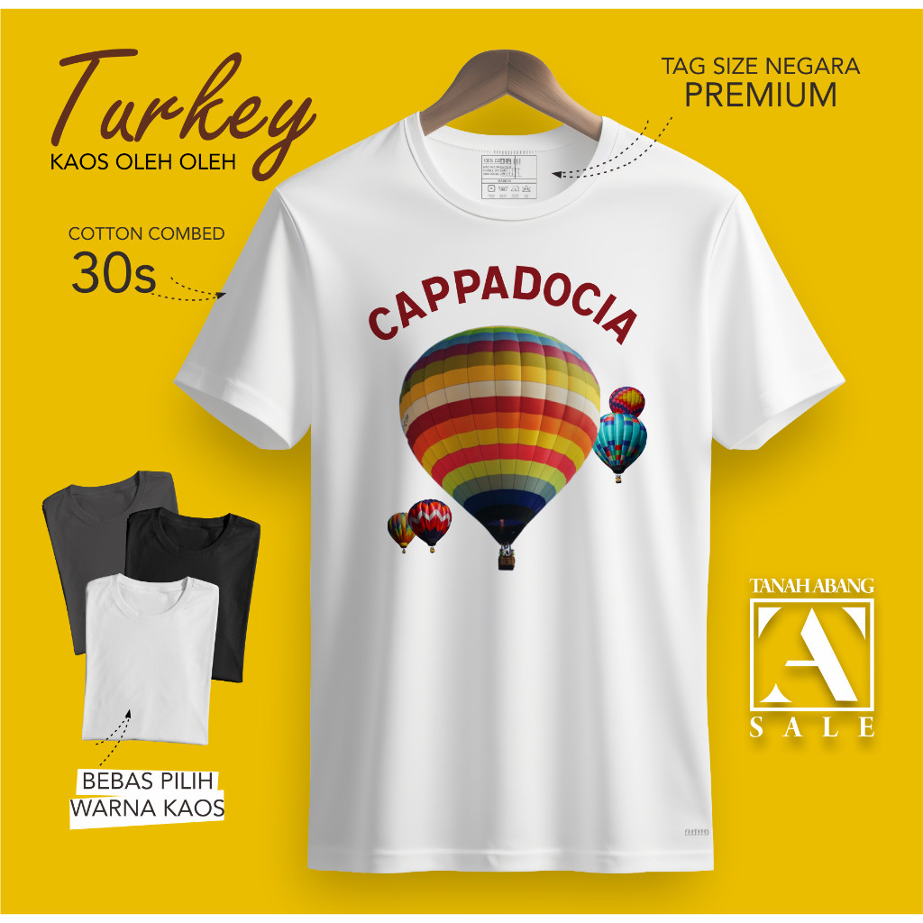 เสื้อยืดโดย ISTANBUL TURKEY TURKIYE TURKEY พร้อมป้ายแท็ก TURKEY PREMIUM SOUVENIR ของขวัญสําหรับผู้ให