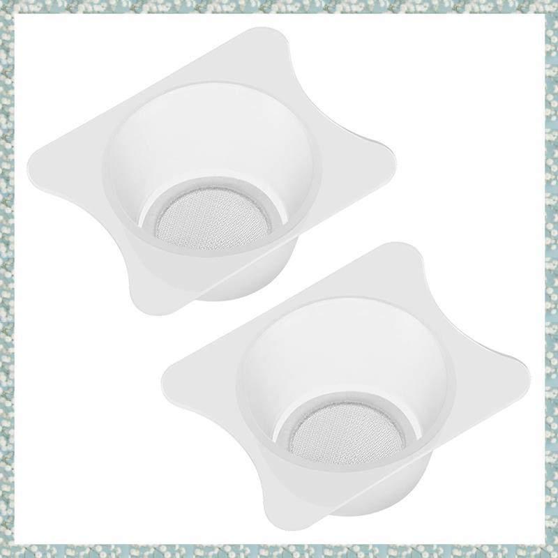 [h5bl3j6wj.ph] ถ้วยกรองแอร์บรัช 2 ชิ้นตัวกรอง PP อุปกรณ์เสริมสําหรับงานฝีมือแอร์บรัชสี,ขนาด 1.30 "X 