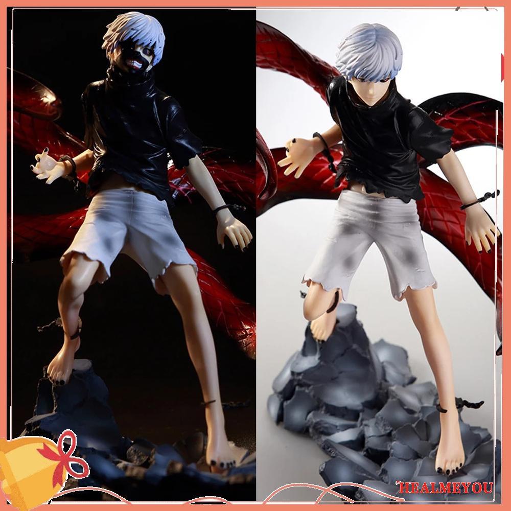 AQUA Tokyo Ghoul ของขวัญอะนิเมะ 2 หัว 1/8 Scale Good PVC Awakened Ken Kaneki