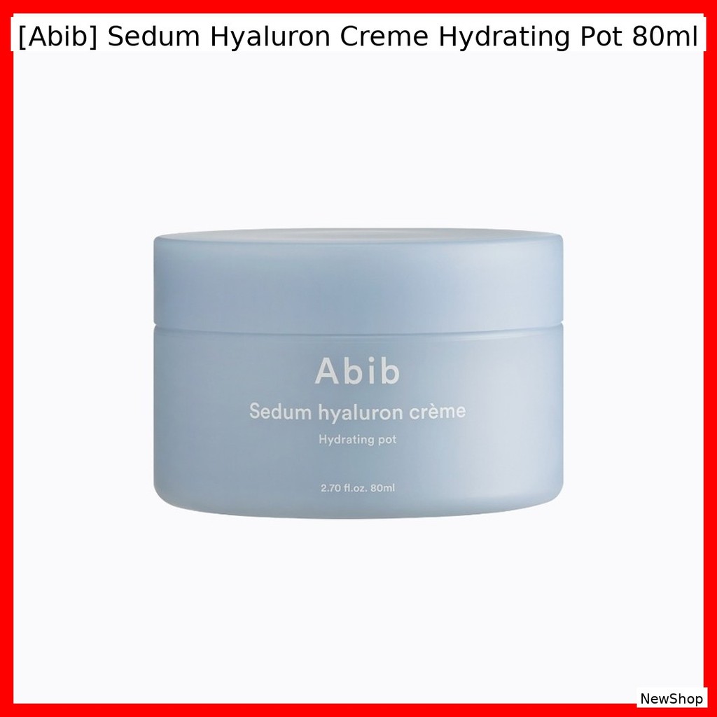 [Aib] Sedum Hyaluron Creme Hydrating Pot 80ml / Hydrating Nourishin by NewShop