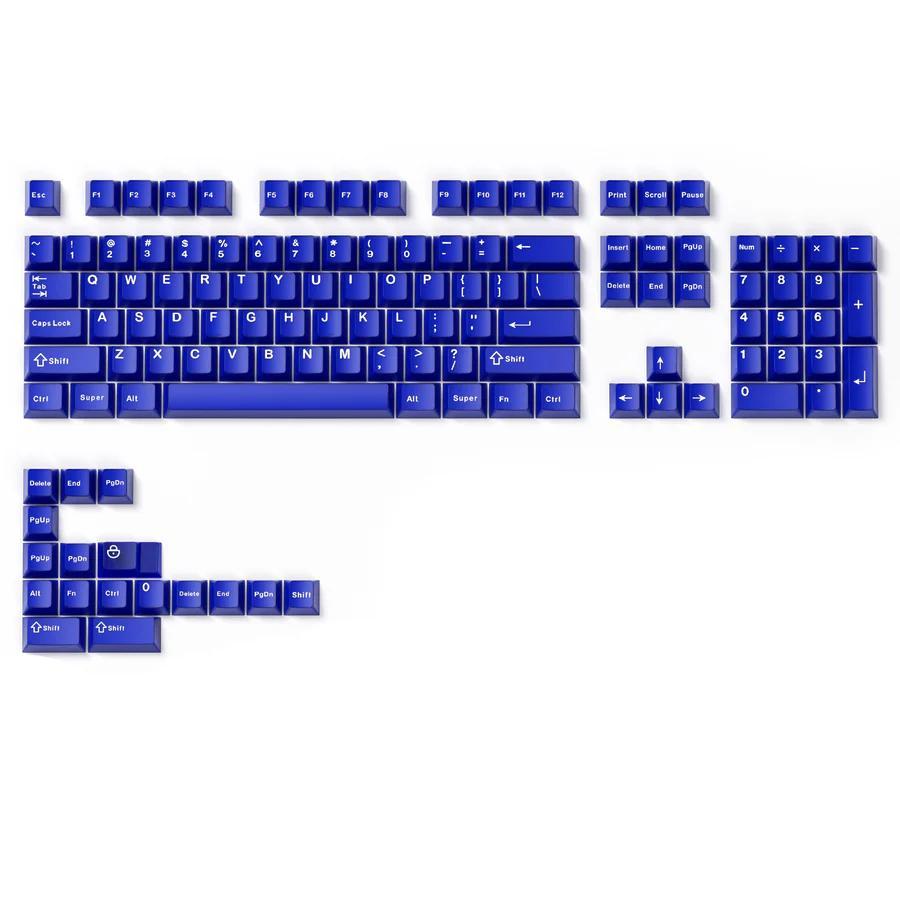 XVX Dianthus Blue Jade / Sapphire Frost Jade Series Keycaps โปรไฟล์เชอร์รี่ Double Shot PBT Keycap 1