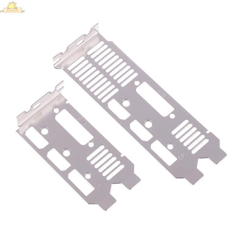 สําหรับ IO Shield BackPlate Bracket สําหรับ GTX 730 750 1050Ti 1650 กราฟิกการ์ดสีเงิน