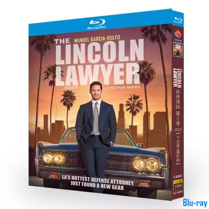 [แบรนด์ใหม่ SEALED] ละครอเมริกัน The Lincoln Lawyer Season 1(2022) Blu-ray 2-Disc Boxed