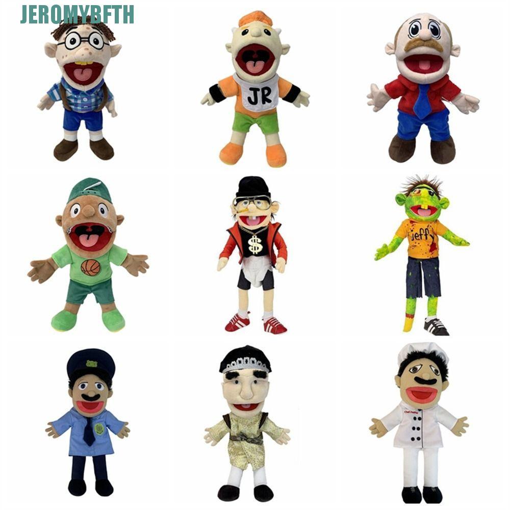 JEROMYBF หุ่นนิ้ว Jeffy, Talk Show Muppet Movable ปาก Jeffy Hand Puppet, เล่นตามบทบาท Soft Cody Juni