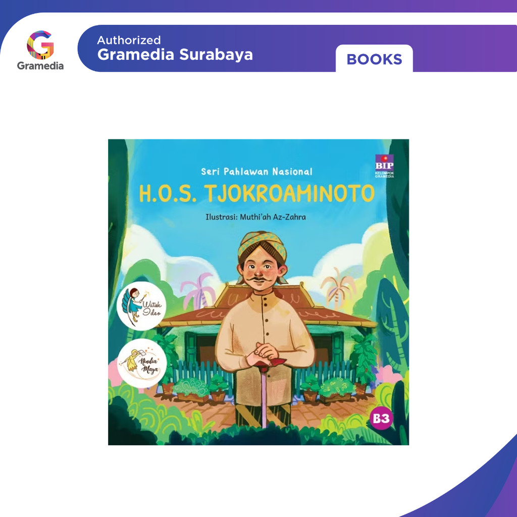 Gramedia Surabaya - ซีรีส์ฮีโร่แห่งชาติ: HOS Tjokroaminoto