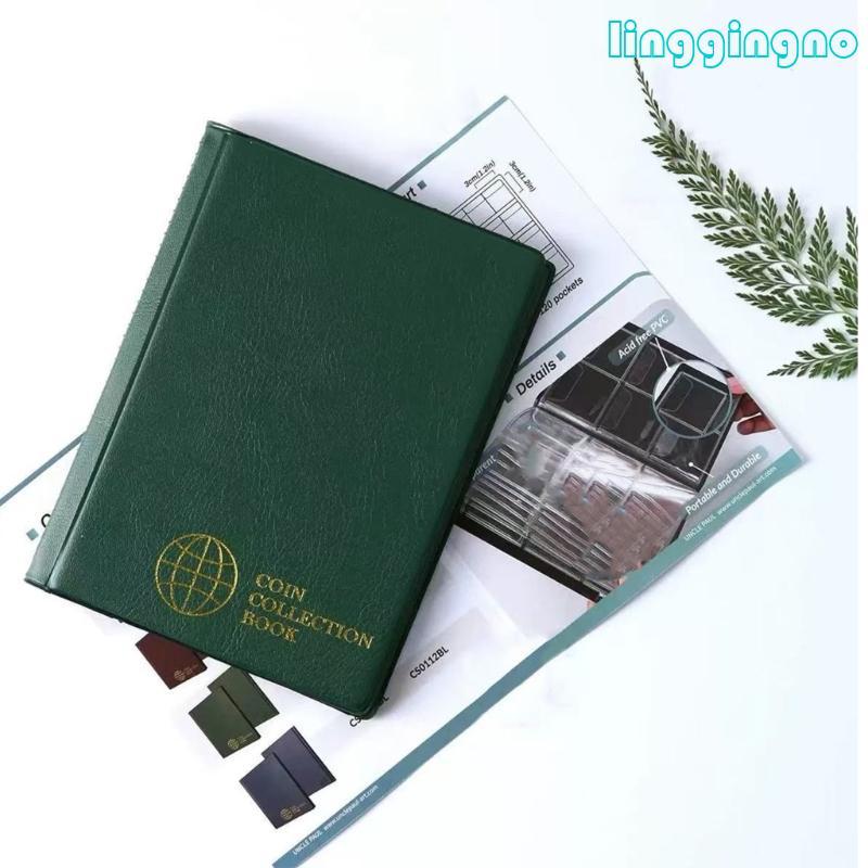 RR 120 Pocket Coin Organizer Binder สําหรับการเก็บรักษาสกุลเงินสะสมเป็นเวลานาน