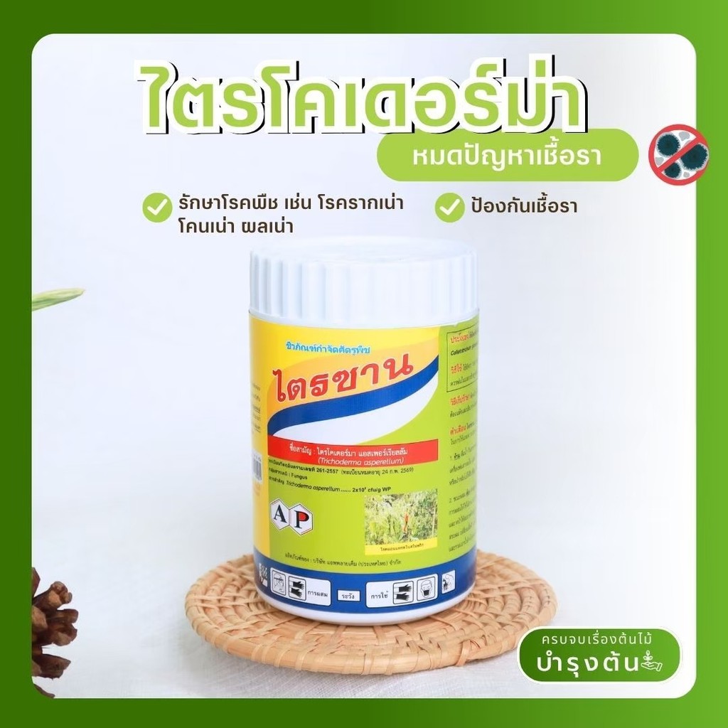 ไตรซาน – ไตรโคเดอร์มา – Trichoderma spp. – เชื้อราป้องกันและยับยั้งโรคพืชทางดิน