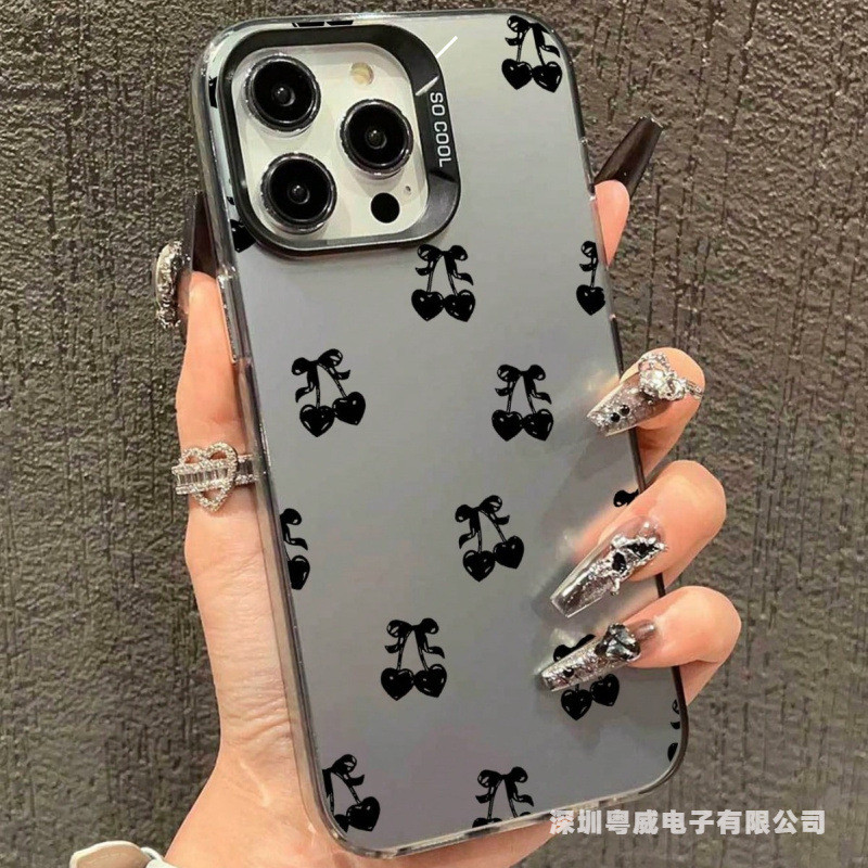 Heart Bow เหมาะสําหรับ Apple 17 17pro เคสโทรศัพท์ 16pro1514 สีสันเงิน 1325.12.31