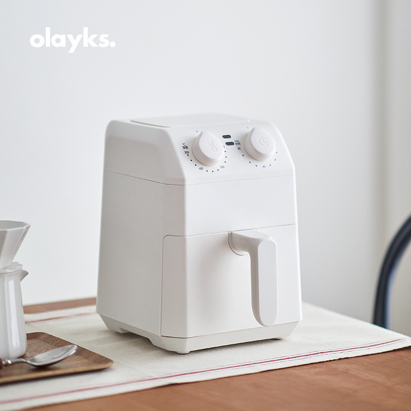 Olayks olayks Air Fryer หม้อทอดไฟฟ้าขนาดเล็กในครัวเรือน Smart 3L เครื่องทอดอัตโนมัติมัลติฟังก์ชั่น
