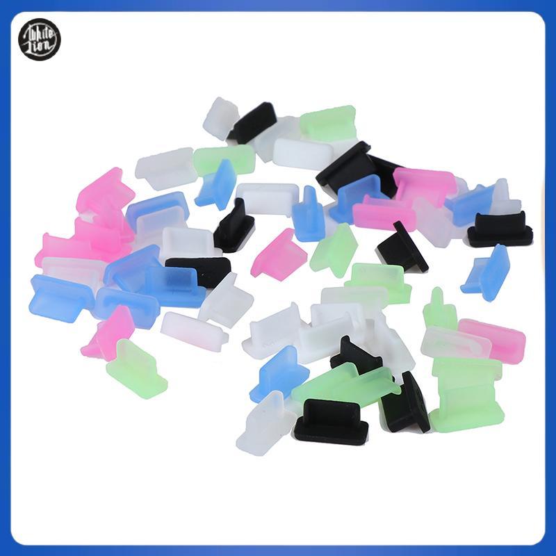 WL| 10 ชิ้นยาง usb type-c ปลั๊กกันฝุ่นพอร์ตชาร์จฝาครอบป้องกันฝุ่นใหม่