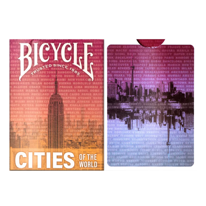 Bicycle Cities of the World Playing Cards Deck USPCC Poker Collection การ์ดเกม