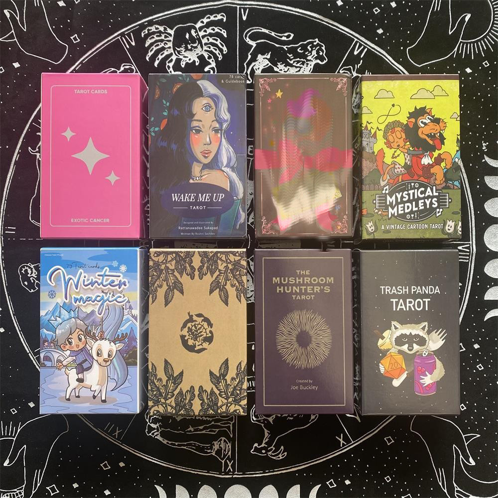 12tarot Me ปลุกไพ่ภาษาอังกฤษ Tarot up7cm GGQ9