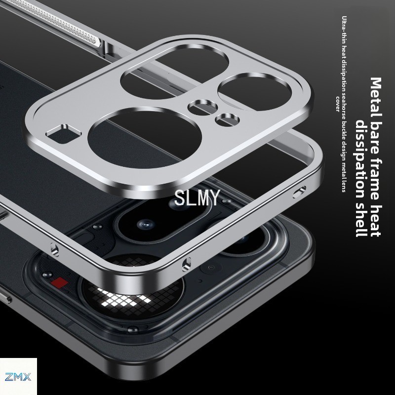 เคส ZMX สําหรับโทรศัพท์ไม่มีอะไร (4a) Pro Luxury Aluminium Alloy Metal Bare Frame กันกระแทกฝาครอบป้องกันพร้อมหัวเข็มขัด Seahorse & ฝาครอบเลนส์ ราคา ถูกที่สุด ดีลบีเคเค แกลเลอรีภาพที่ 7