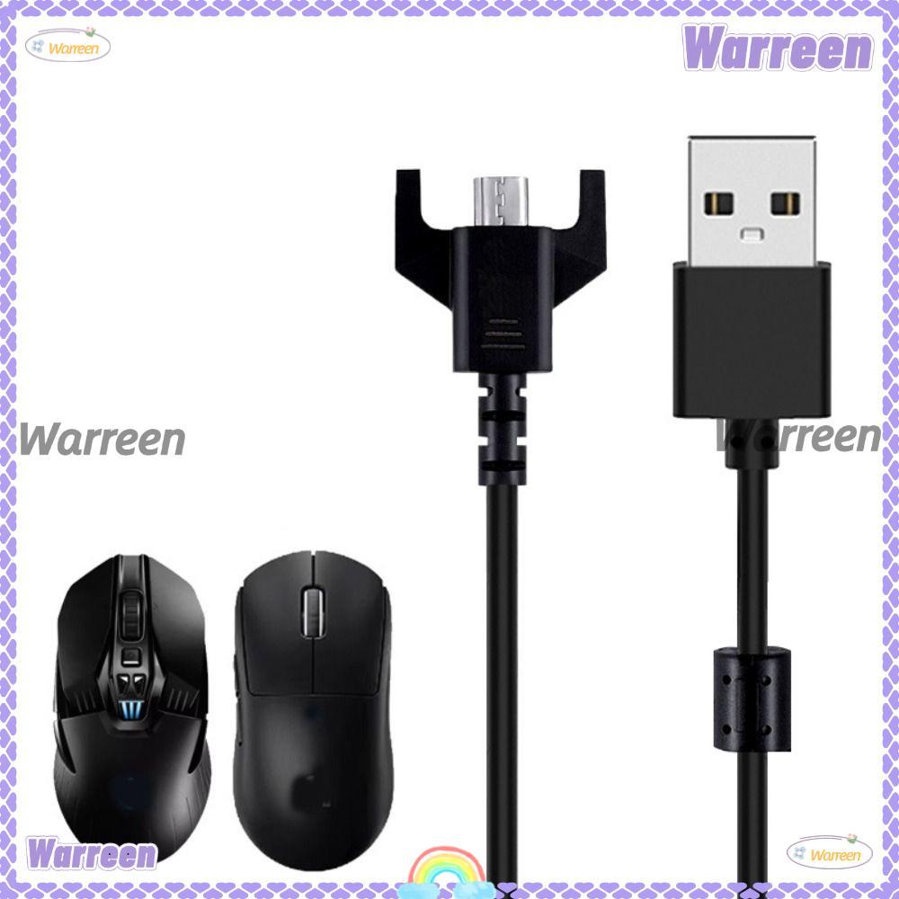 WARREEN สายชาร์จเมาส์, Fast CHARGING USB A to Micro Mouse สายไฟ, Universal 5V 1A สายชาร์จสําหรับ G /