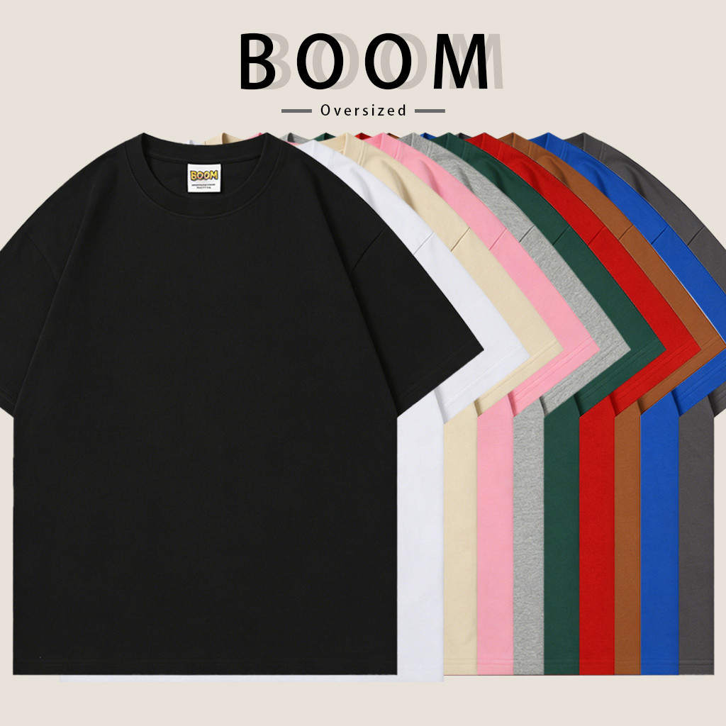 COD (จัดส่งภายใน 24 ชั่วโมง) เสื้อยืด แขนสั้น oversize แฟชั่น สบายสุด ใส่สบาย ทุกวัน S-3XL (สีพื้นไม่มีลาย ทรงตรง)