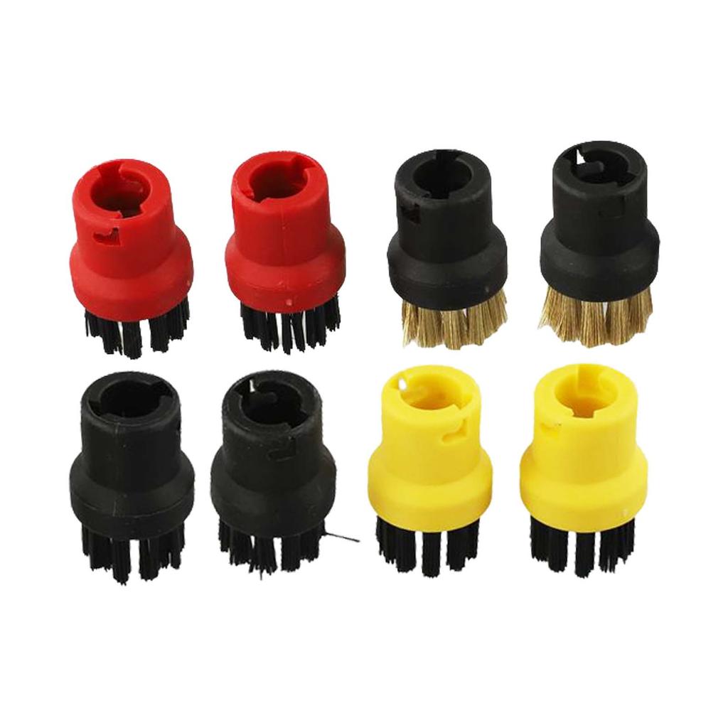[LVDN-TH]8 Piece Nylon Brush Nozzles for Karcher SC1 SC2 SC3 SC4 SC5 SC7 Stainless Steel