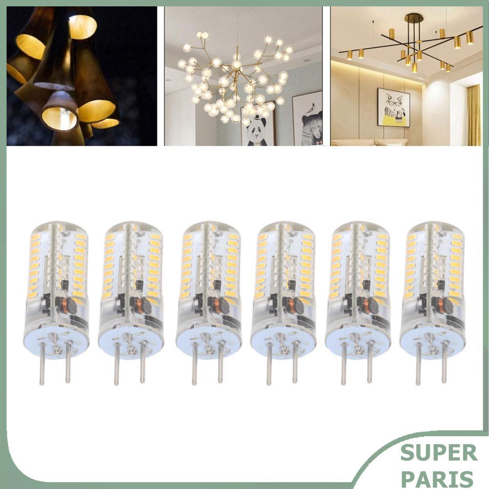 superparis GY6.35 หลอดไฟ LED Warm White 2700 - 3000K AC12V กระจายความร้อนได้ดีสำหรับออฟฟิศ (วอร์มไวท