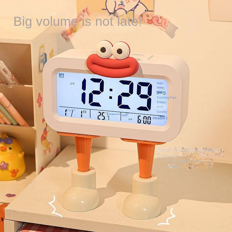 Alarm Clock Student Only Wake up Artifact Desktop Clock Junior High School Students Children's Alarm