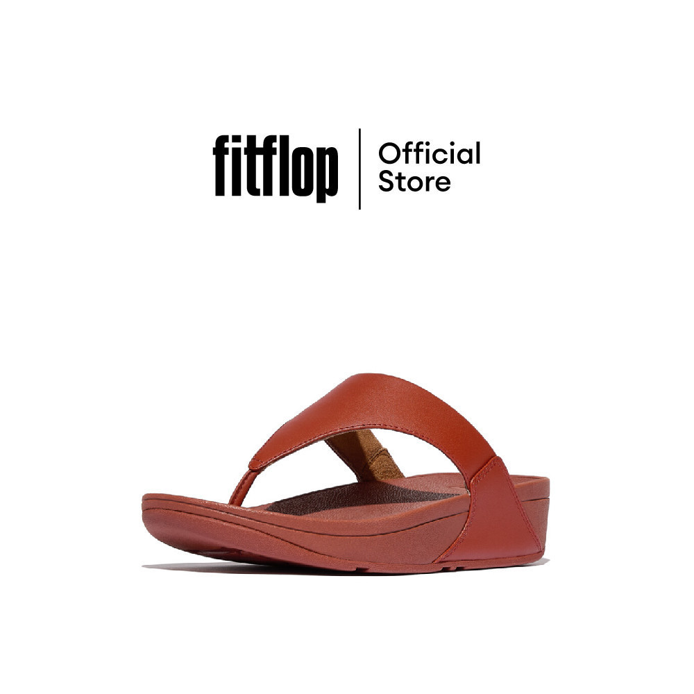 FITFLOP LULU LEATHER TOEPOST รองเท้าแตะแบบหูหนีบผู้หญิง รุ่น I88-817 สี BROWN