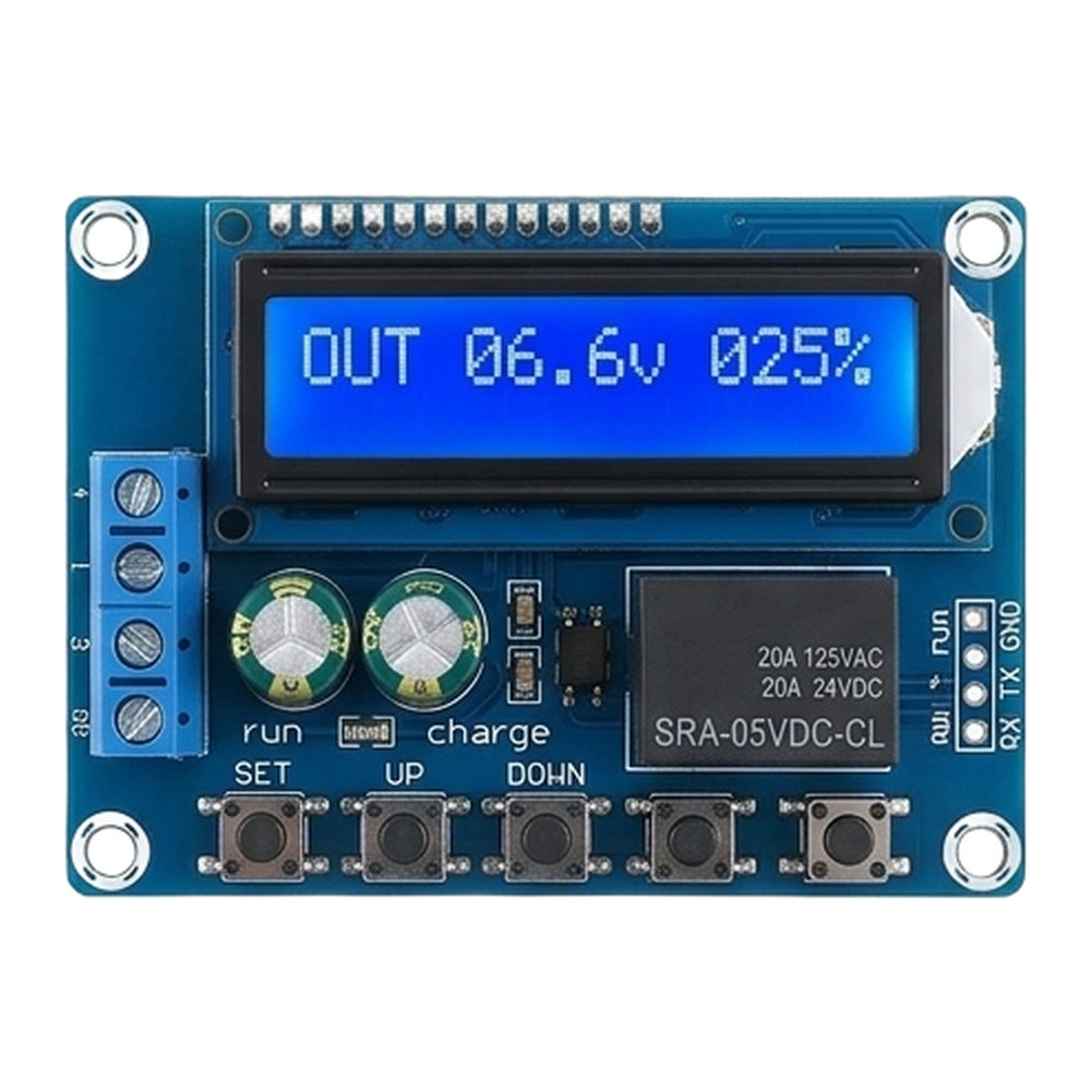 XY-L10A 78x42x18 มม. บอร์ดควบคุมการชาร์จสําหรับแบตเตอรี่ 6-60V พร้อมความแม่นยํา 0.1V