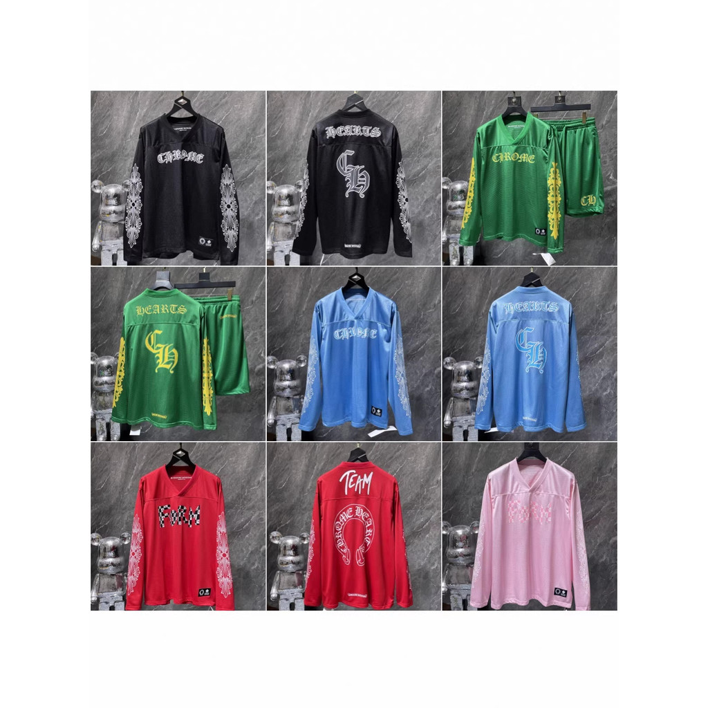APPY Chrome He*** Long-sleeved mesh hockey jersey for men and women T Loose-fitting casual shirt T S