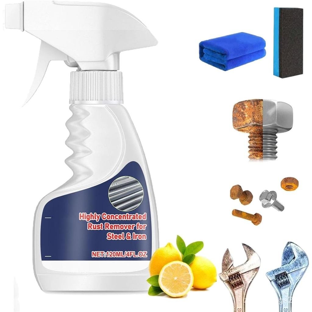 Melbob Rust Remover, Highly Concentrated Rust Remover For Steel & Iron, 2026 Upgraded Multipurpose R