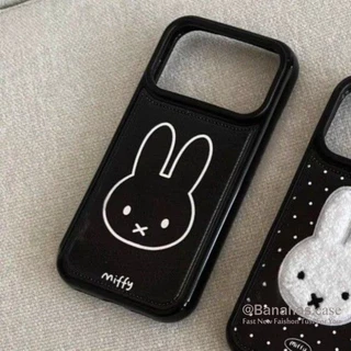 การ์ตูนกระต่ายหนังเคสโทรศัพท์สําหรับiPhone 17 16 15 14 13 12 11 Pro Max X Xr Xs Max 7 8 Plus