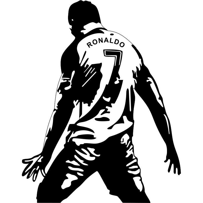 สติ๊กเกอร์ Manchester United C Rocar CR7 Ronaldor Creative Unique Football Club Garland Fuel Tank Ca