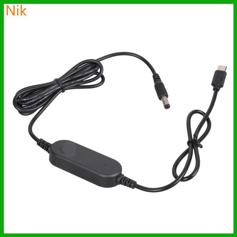 บ.ลค.ศ. 5V to 12V USB C Converters Cable 12W Output 160cm ความยาวสําหรับอุปกรณ์พลังงานต่ํา he
