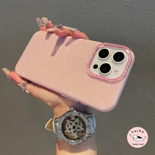 เคสไอโฟน17 Air เคสIMD กลิตเตอร์ สีคละ สไตล์ฮิต สำหรับ IPhone 11 17 Air 13 15 16 12 14 Pro Max XR X SE 7 8 SE 16 15 Plus