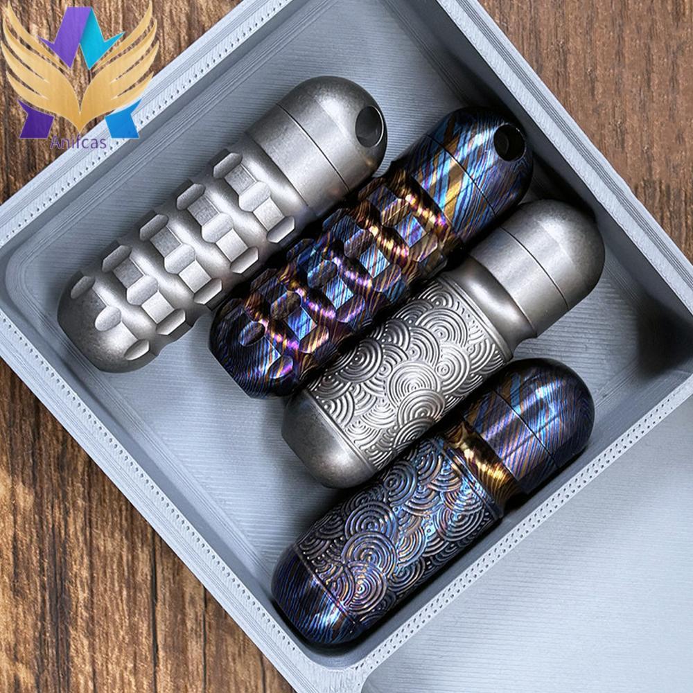 ดามัสกัสไทเทเนียม EDC Multitool เคสกันน้ํา EDC ไขควงซ่อมเครื่องมือ