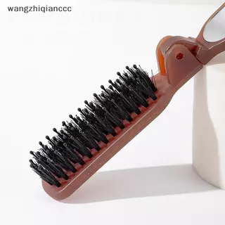 Hot Mane Bristle Hair Brush พับได้ Portableb พร้อมกระจก Poet พับ Travel นวดเครื่องมือจัดแต่งทรงผม Salon Gift.