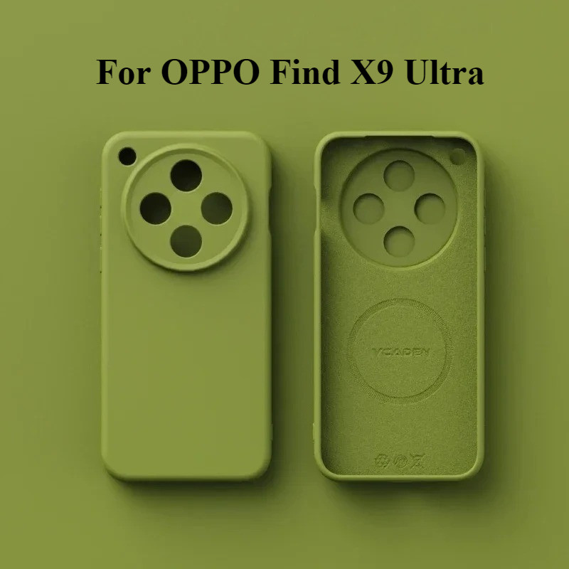 กรณีสําหรับ OPPO ค้นหา X9 Ultra ซิลิโคนเหลวแม่เหล็กกันกระแทก Soft TPU สําหรับค้นหา X9Ultra ไร้สายชาร์จกันชน Shell
