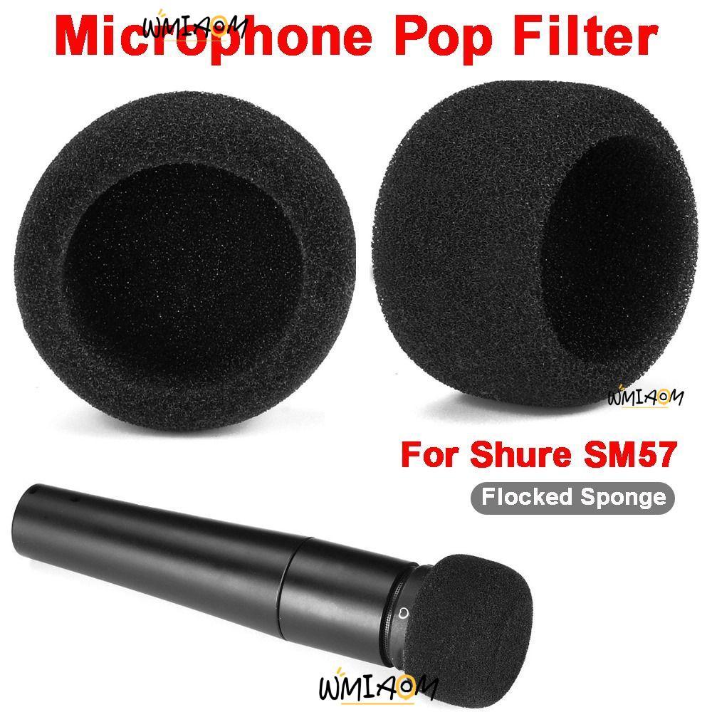 WMIAOM ไมโครโฟน Pop Filter, Windproof Flocked ฟองน้ําโฟม Mic กระจก,เสียงเปลี่ยน Pop Filter สําหรับ S