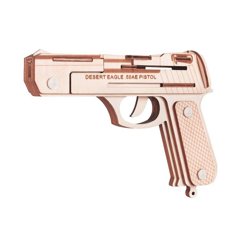 ไม้ diy ประกอบรุ่น Desert Eagle ของเล่นของขวัญวันเกิดมือ 410