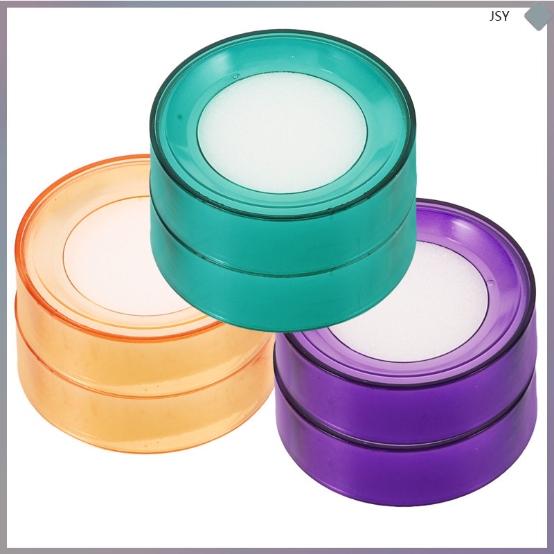 6 ชิ้น Finger Dampen Money Counting Wet Hand Pad สําหรับ Moistener Sponge Fingers junshaoyip