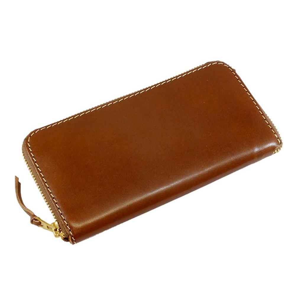 FINAL FINAL Tochigi leather long wallet JP-2500DBRCA dark brown brown [sw]