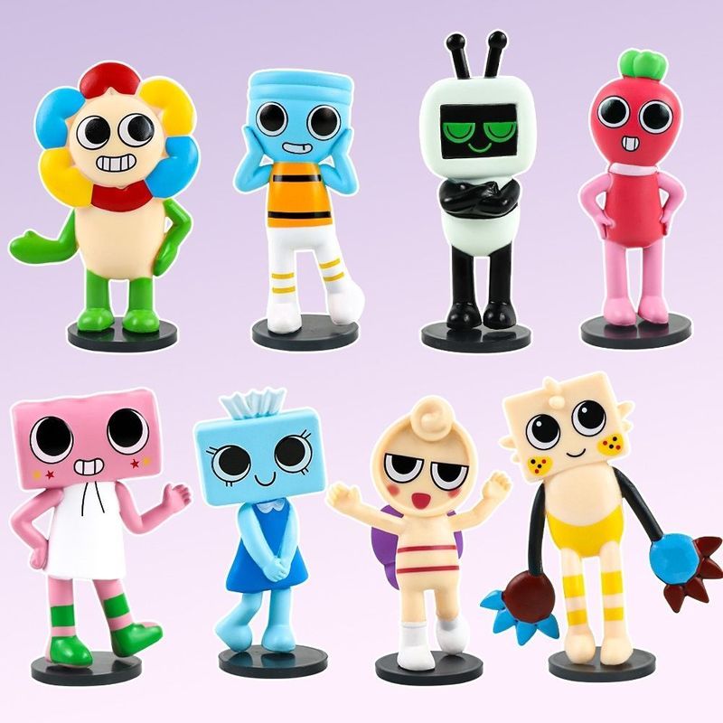 Dandys World อะนิเมะของเล่นเกมตุ๊กตาการ์ตูนตกแต่ง E