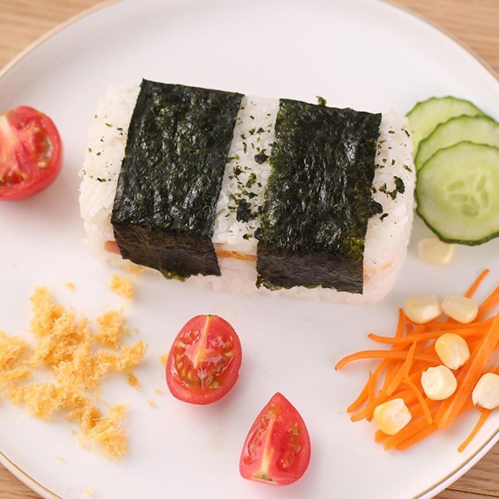 แม่พิมพ์ข้าว Musubi Maker Molder Warship Sushi Maker แม่พิมพ์ชั้นสี่เหลี่ยม Cod Scoop Cod กล่องเนื้อ