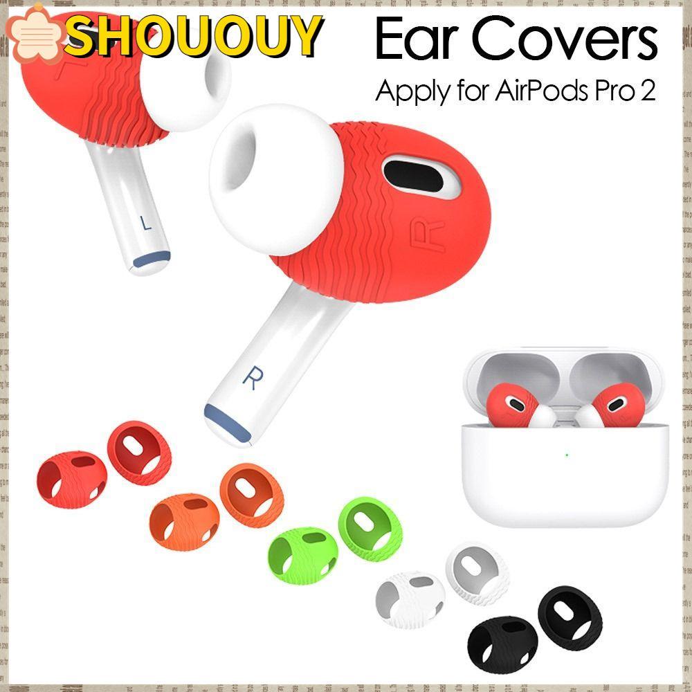 SHOUUY เคล็ดลับหูฟังซิลิโคนอ่อนนุ่มป้องกันการหล่นสําหรับ AirPods 2