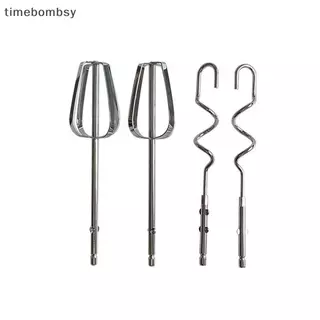 (เวลา) 1/2/4 ชิ้นเครื่องตีไข่ไฟฟ้ากวนตะขอ, สแตนเลสทนทานมือถือไข่ปัดผสม Sti Kitchen Mixer (TH)