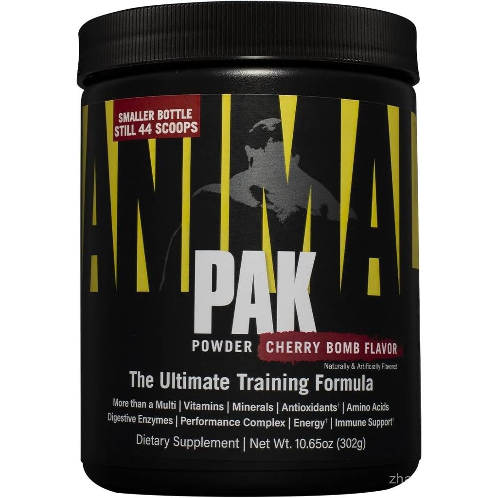 Animal Pak – ผงวิตามินและอาหารเสริม All-in-One สะดวก – สังกะสี, วิตามิน C, B, D, Amino Acids and Mor