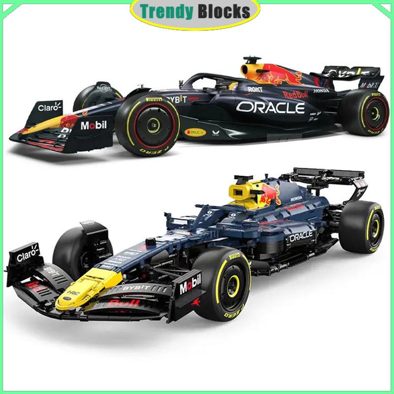 รถแข่ง Champion RB19 F1 ชุดตัวต่อ สเกล 1:8 ยาว 67 ซม. ของเล่นของขวัญสำหรับเด็กผู้ชาย (RASTAR) 92410