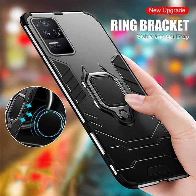 เคส XIAOMI POCO F3 F4 F4 GT IRING CASE ROBOT ARMOR STANDING PHONE
