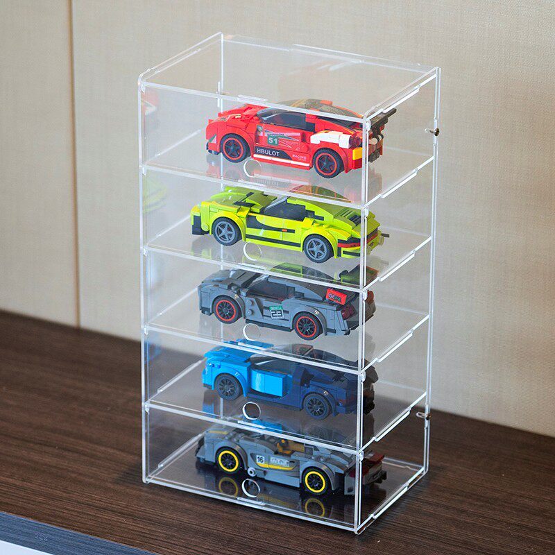 [กล่องแสดงโปร่งใส] Lego speed Series กล่องแสดงอะคริลิคเหมาะสําหรับ McLaren Racing 75892/75895 กล่องเ